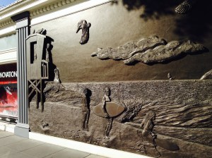 Hobie shop exterior in Laguna Beach.  See http://www.watermanswall.com/.