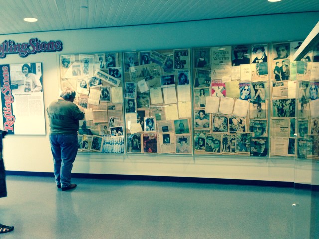 Exhibit of all Rolling Stone magazine covers.  Publisher Jann Wenner is Board Chair of the museum.