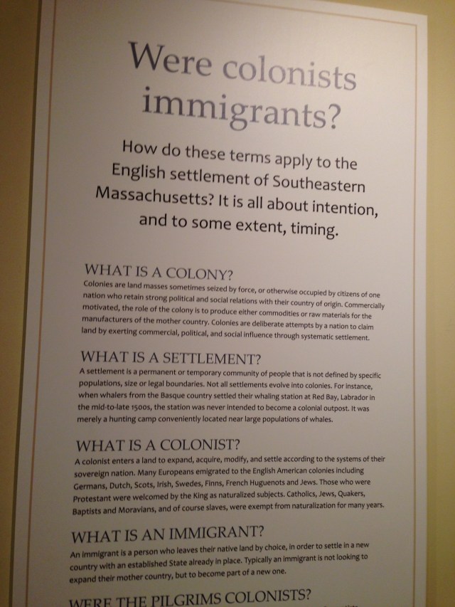 The museum's explanatory messages are generally excellent.  Some are also provocative.