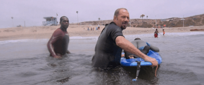 It's really about learning to surf as a way out...