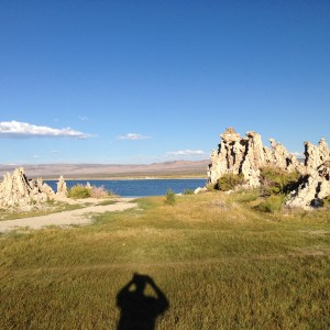 Late in a beautiful day at Mono Lake