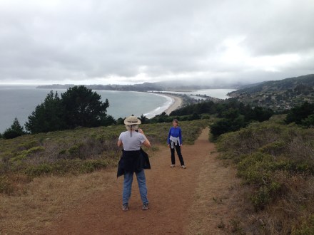 On the Dipsea Trail's The Moors section, looking back towards Stinson Beach.
