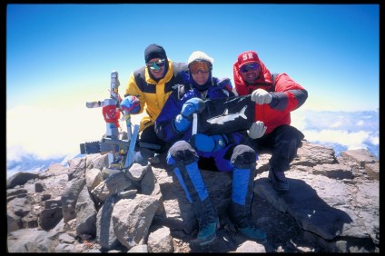 1997 - Aconcagua. Hank, Bob, Les.
