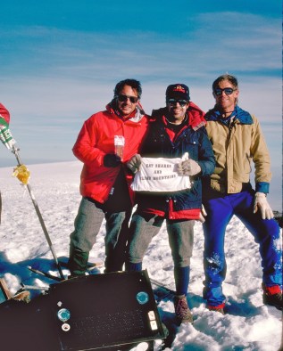1990 - Hank, Ron & Bob on Kilimanjaro