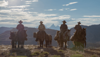 From Mexico to Canada, this appears to be in Wyoming with the Grand Teton in the background.